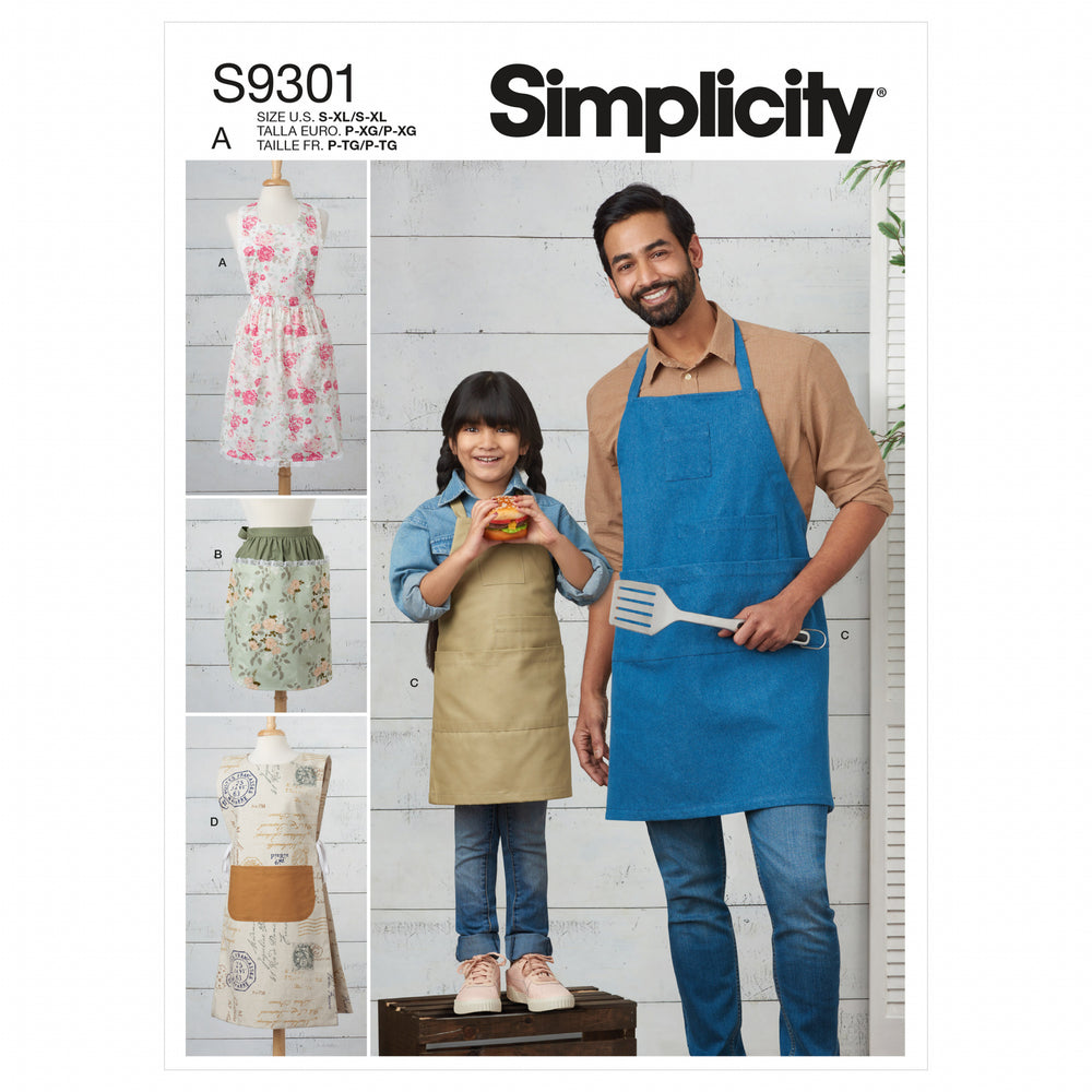 Simplicity Adult/Child Aprons S9301