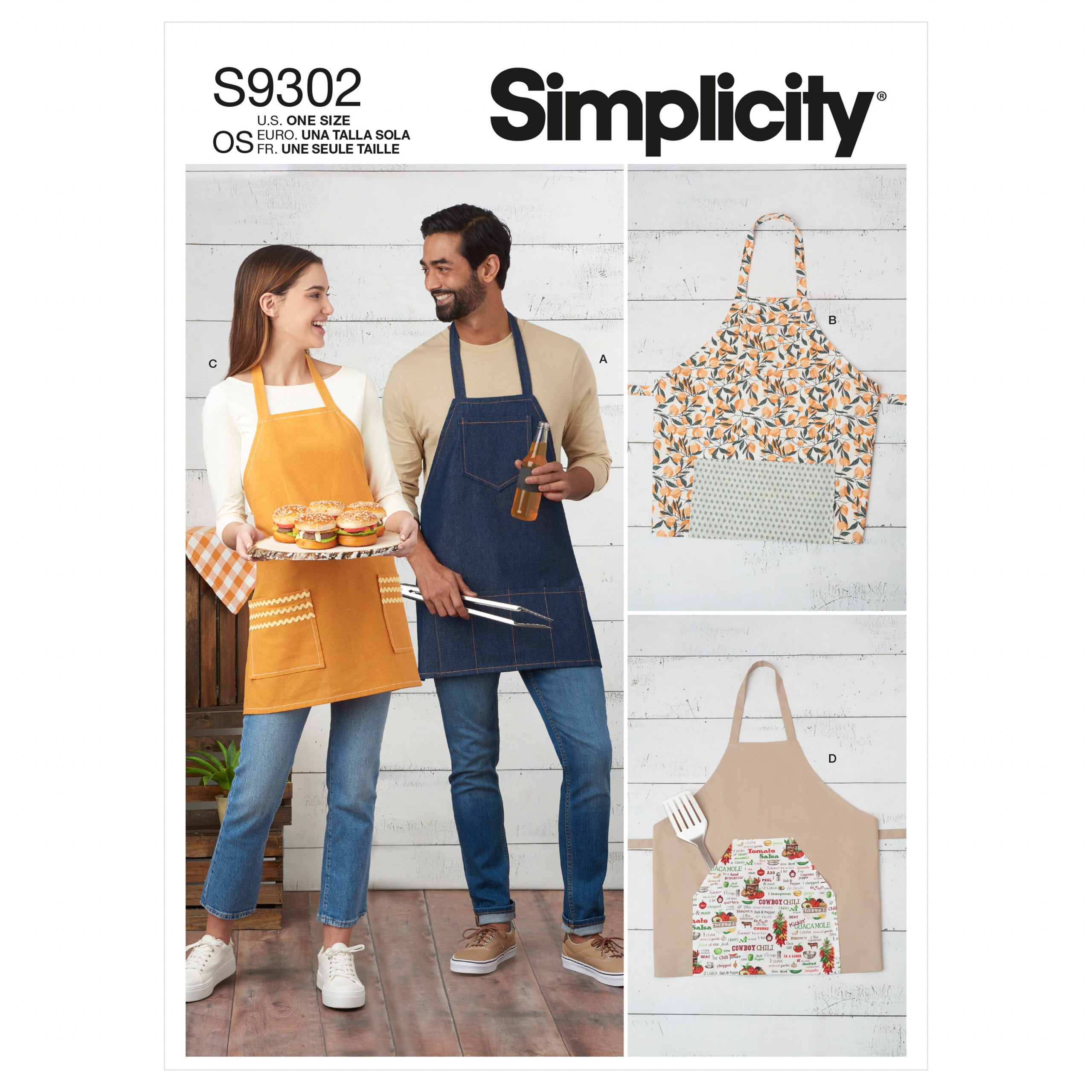 Simplicity Unisex Aprons S9302