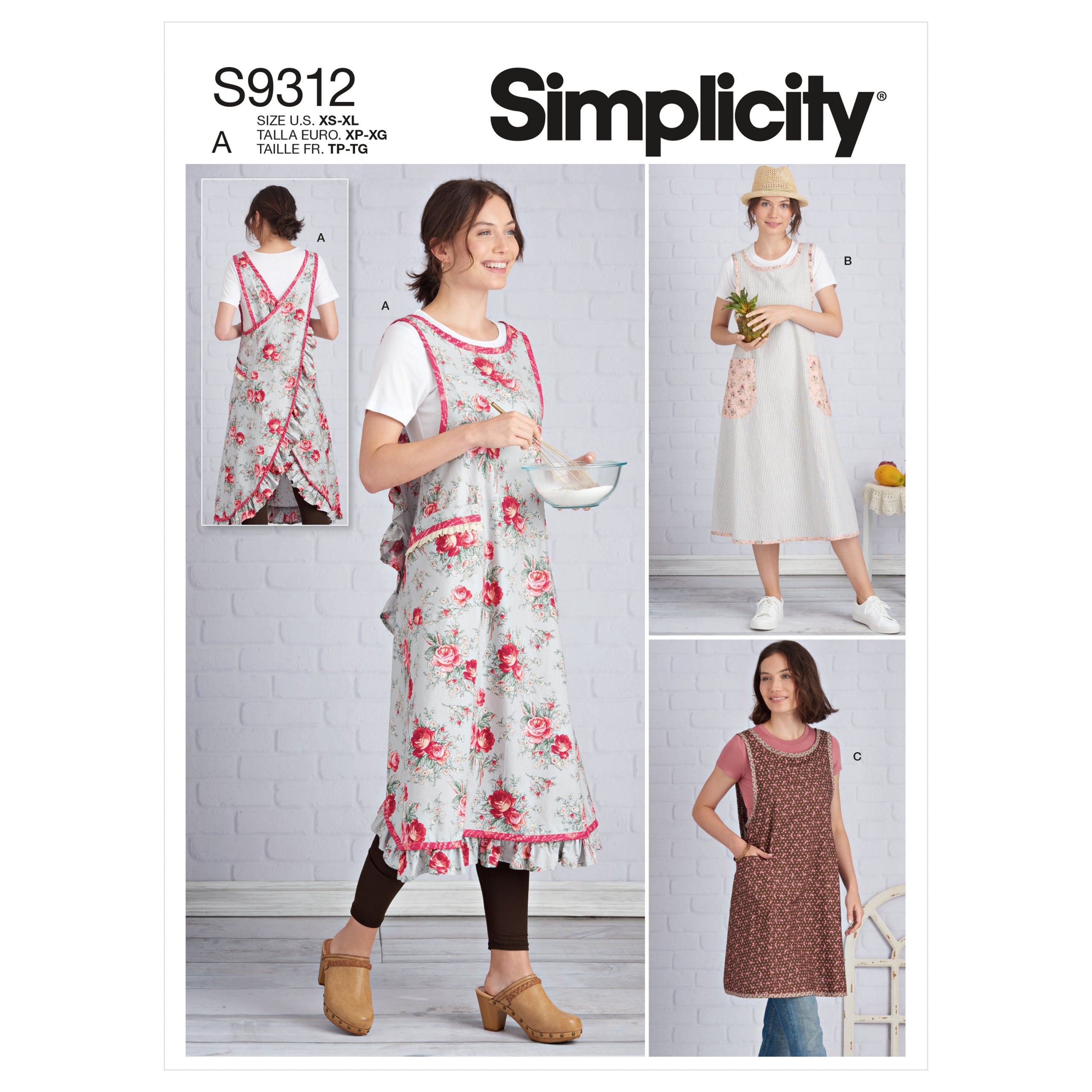 Simplicity Aprons S9312