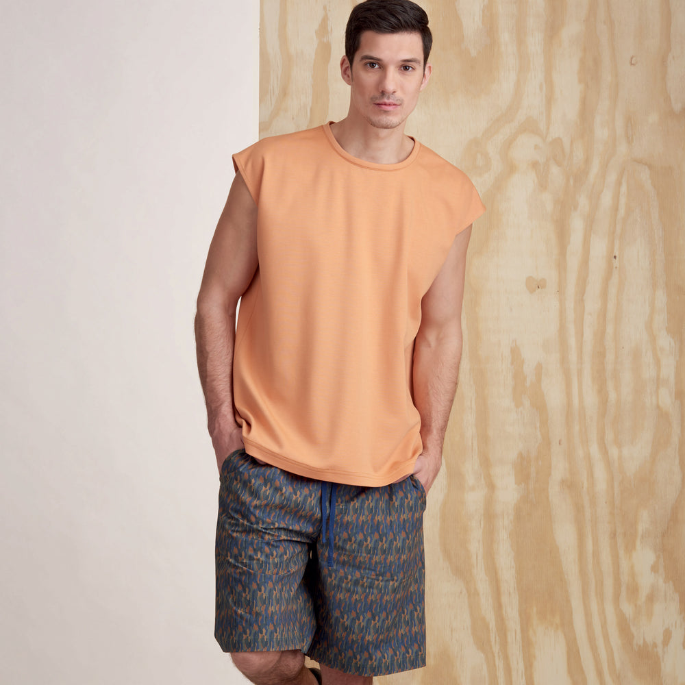 Simplicity Men's Top and Shorts S9314