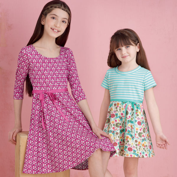 Simplicity Child/Teen Dresses S9322