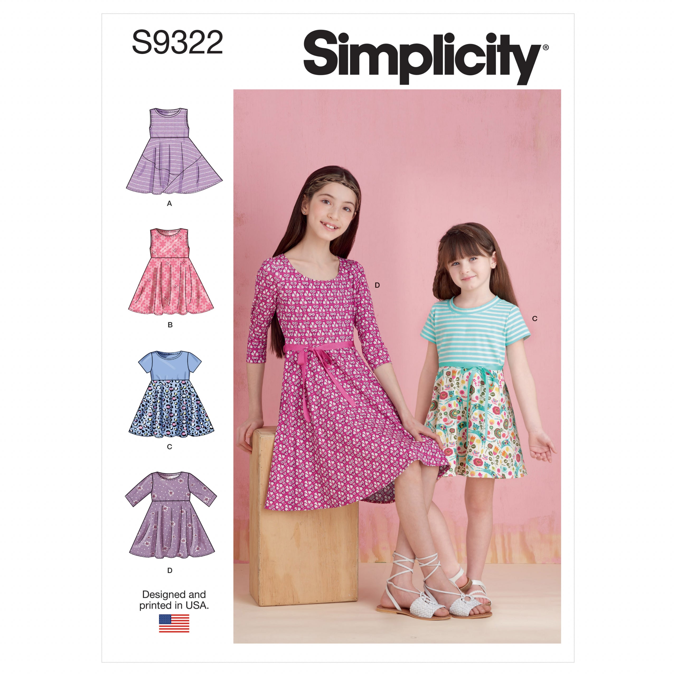 Simplicity Child/Teen Dresses S9322