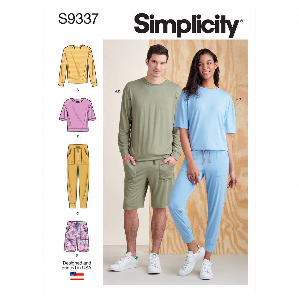 Simplicity Top, Trousers and Shorts S9337