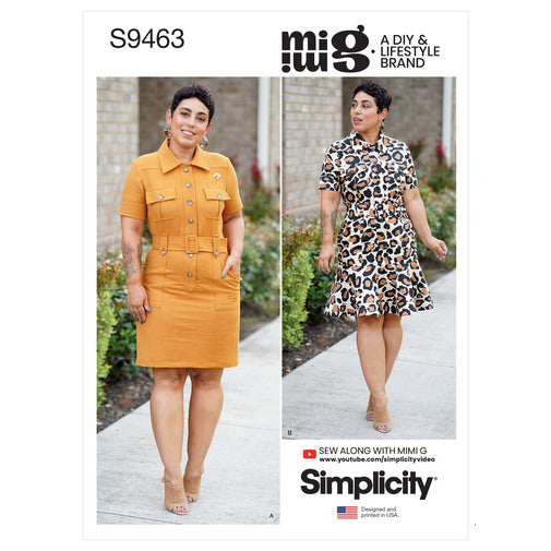 Simplicity Shirt Dress S9463