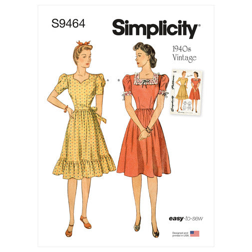 Simplicity Vintage Dress S9464