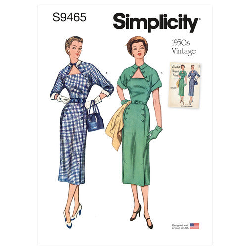 Simplicity Vintage Dress S9465
