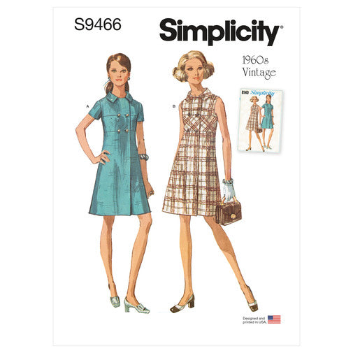 Simplicity Vintage Dress S9466
