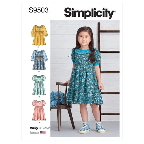 Simplicity Child's Dresses S9503