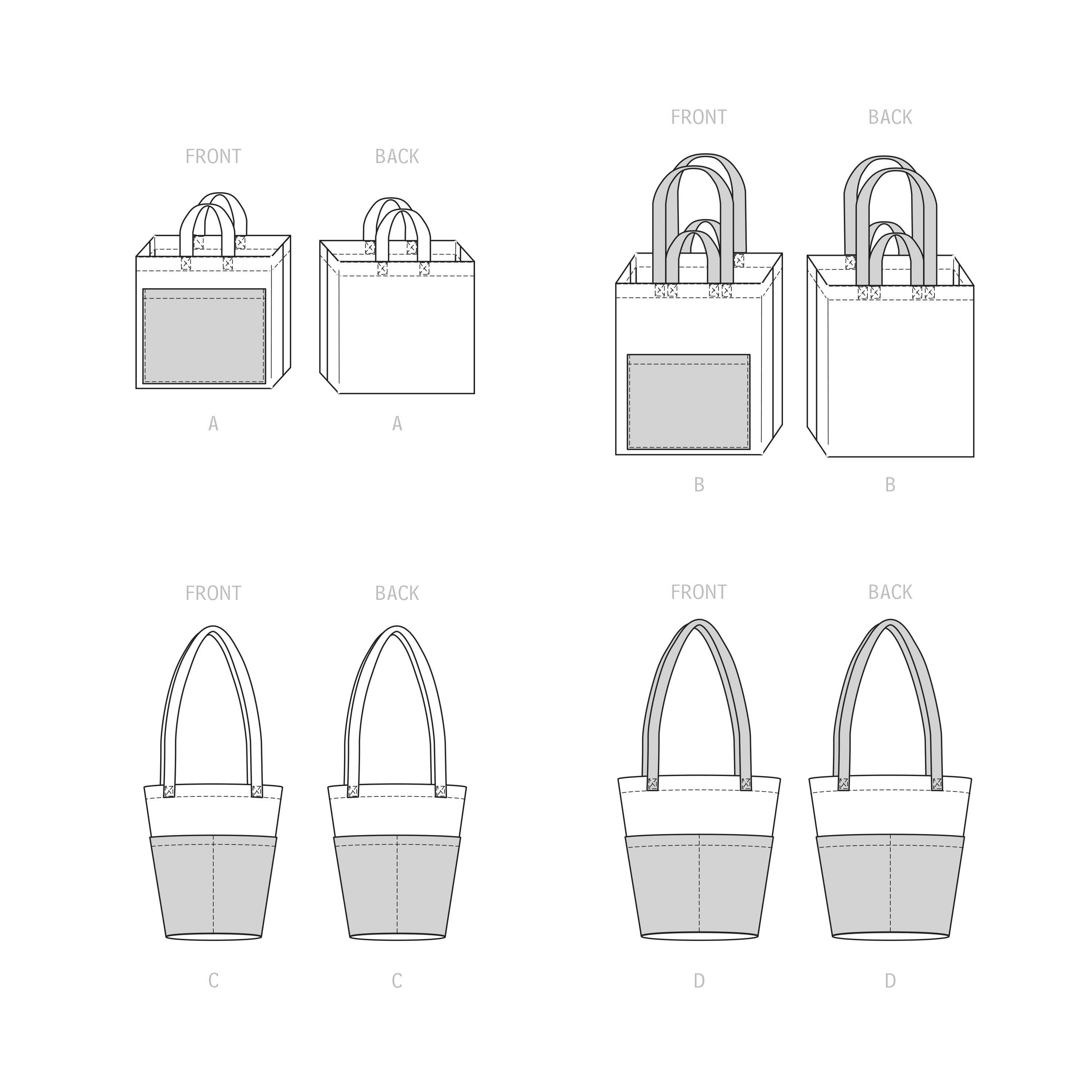 Simplicity Shopping Bags S9517