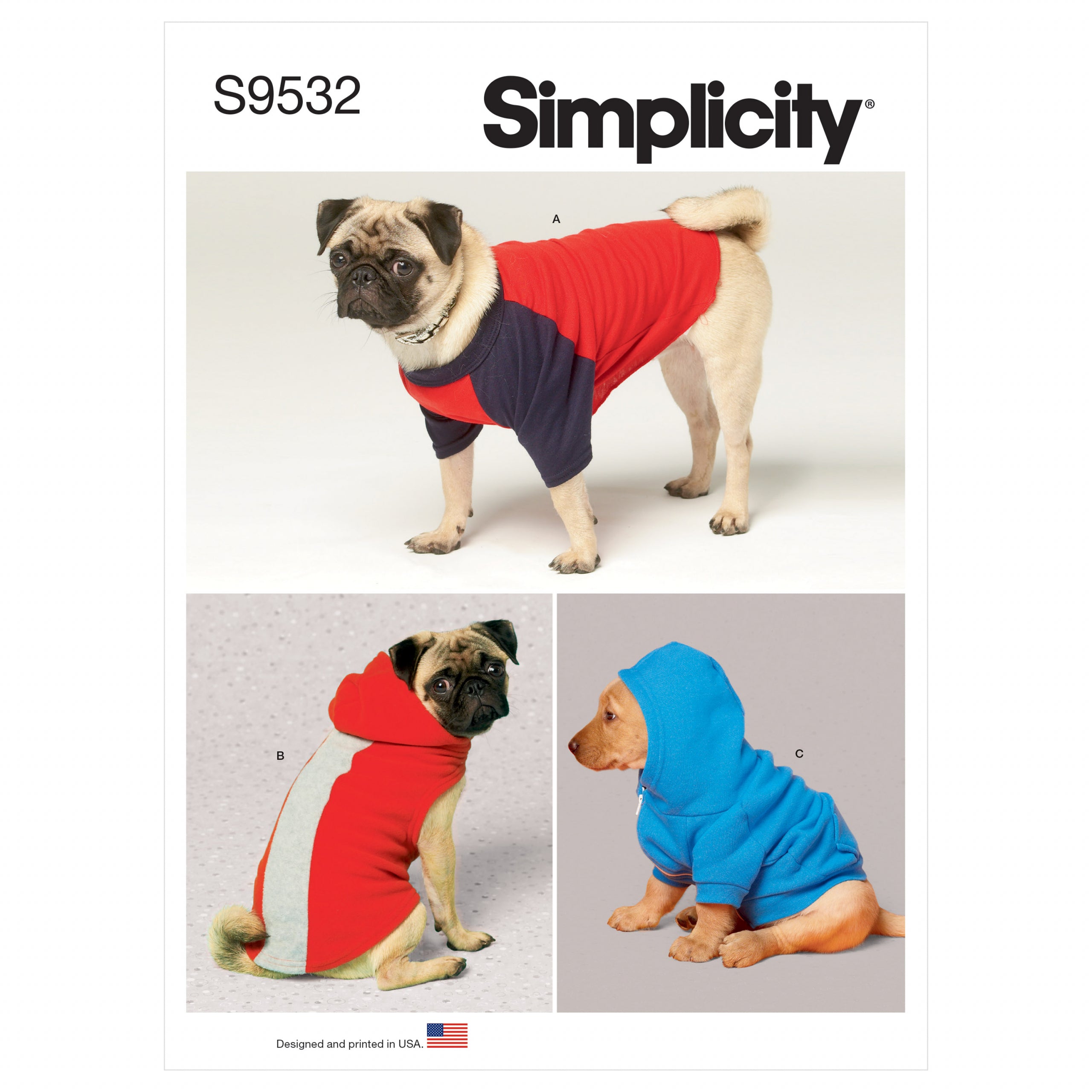 Simplicity Dog Coats S9532