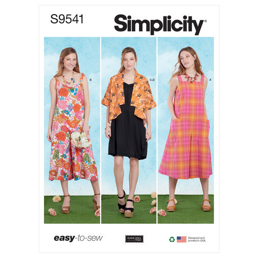 Simplicity Jumpsuit, Dress and Jacket S9541