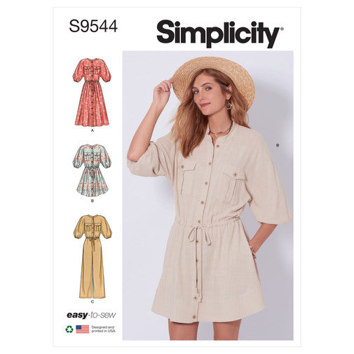 Simplicity Dresses and Jumpsuit S9544