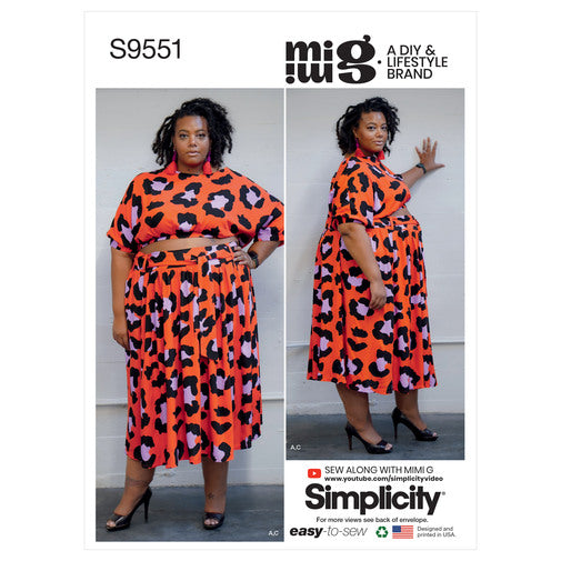 Simplicity Tops, Skirts and Shorts S9551