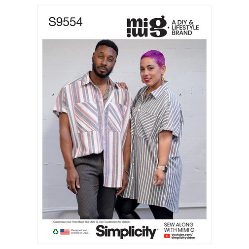 Simplicity Unisex Shirt S9554