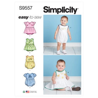 Simplicity Babies Rompers S9557