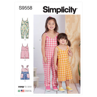 Simplicity Jumpsuit, Romper & Pinafore S9558