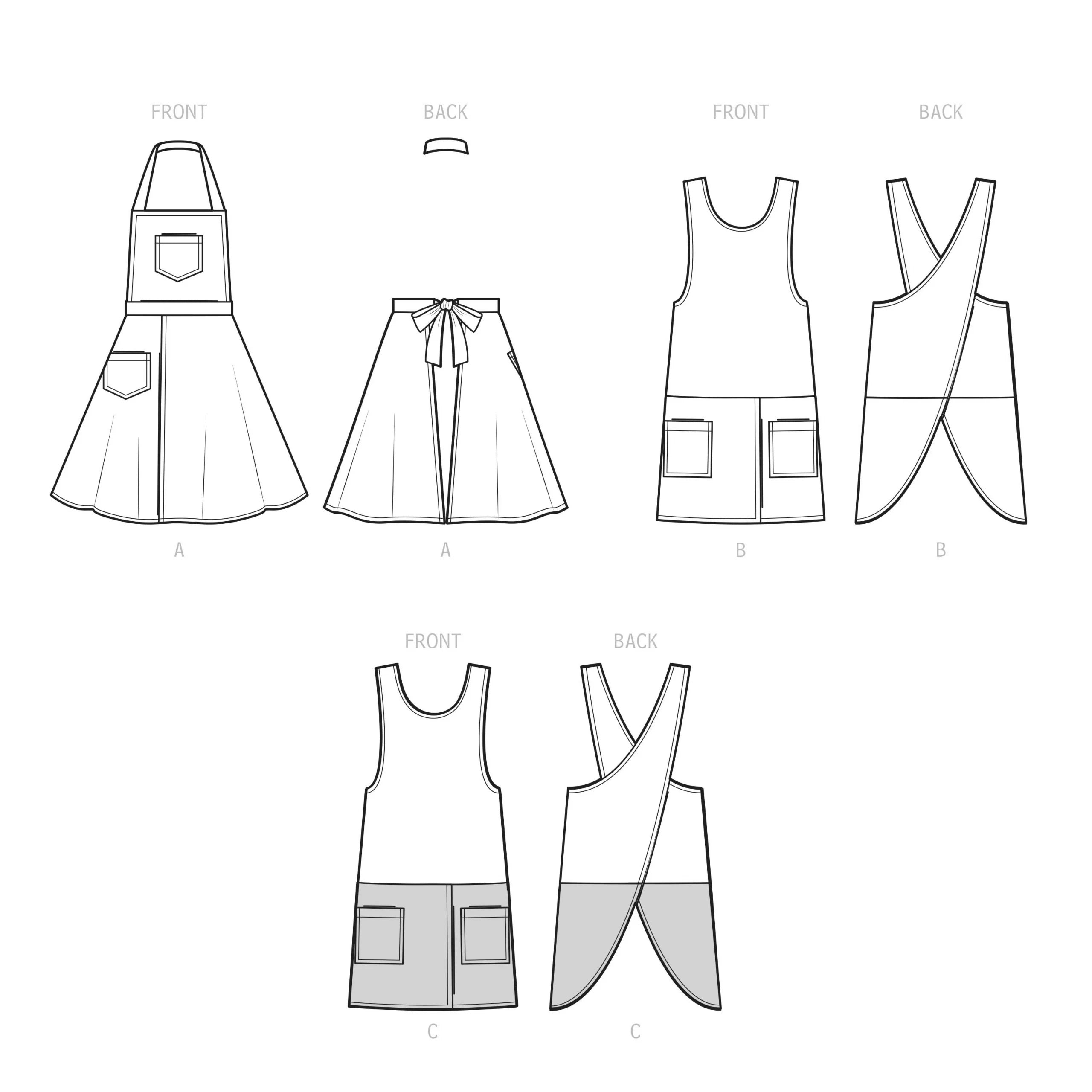 Simplicity Aprons S9564