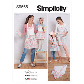 Simplicity Woman/Child Aprons S9565