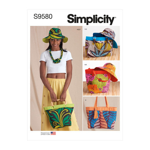 Simplicity Hat, Bag and Necklace S9580