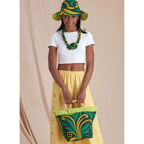 Simplicity Hat, Bag and Necklace S9580