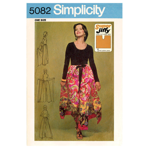 Simplicity Wrap and Tie Trouserskirt S9595