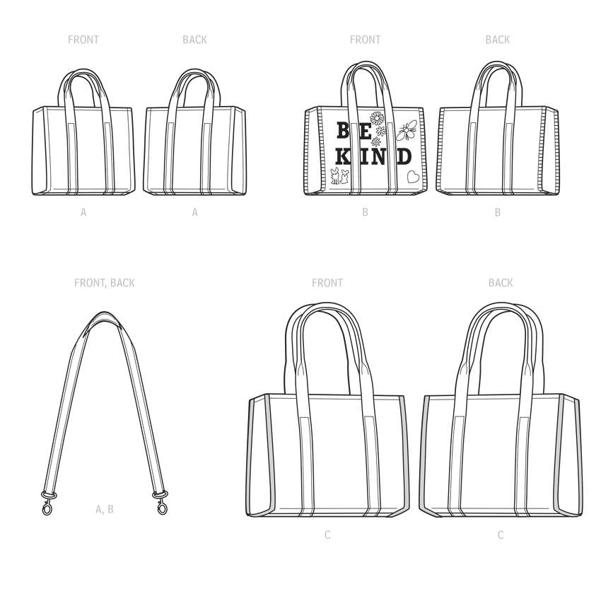 Simplicity Tote Bags S9618