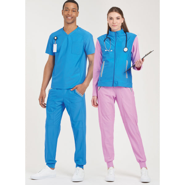 Simplicity Unisex Knit Scrubs S9650