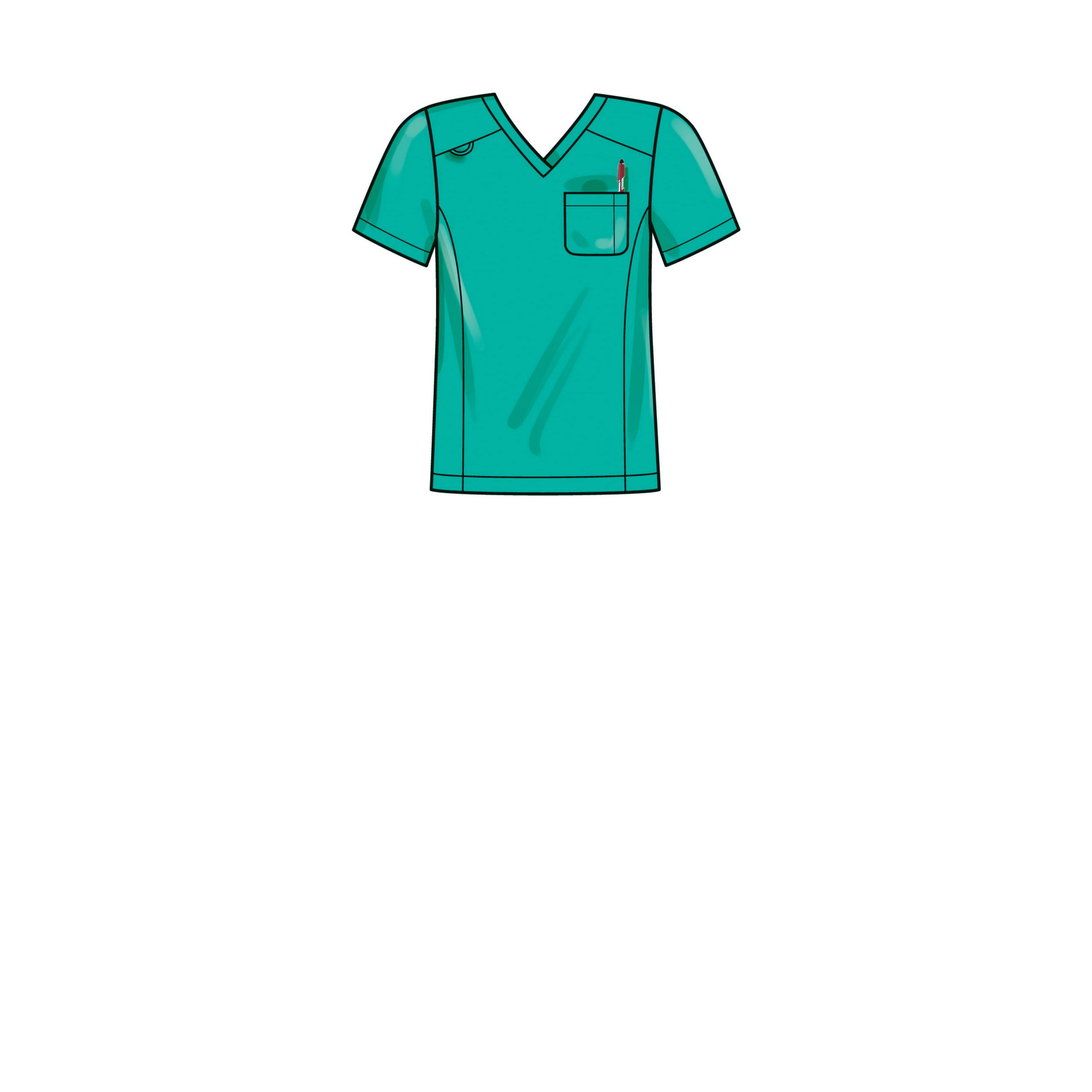 Simplicity Unisex Knit Scrubs S9650