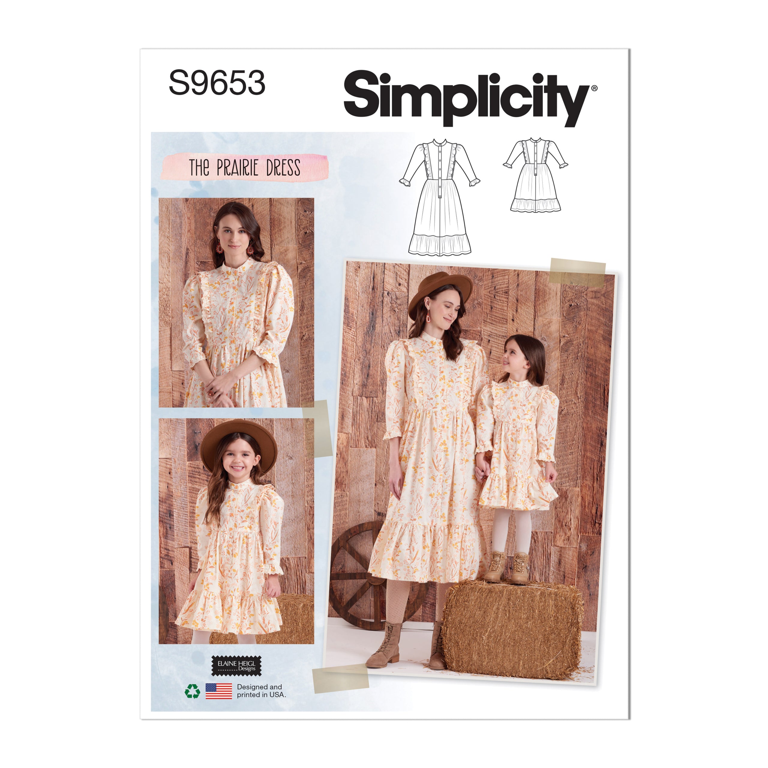 Simplicity Women/Child Dresses S9653