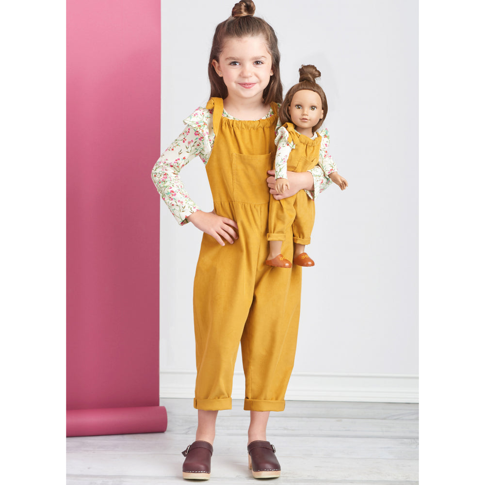 Simplicity Child Knit Tops, Overalls, and Pinafore S9661