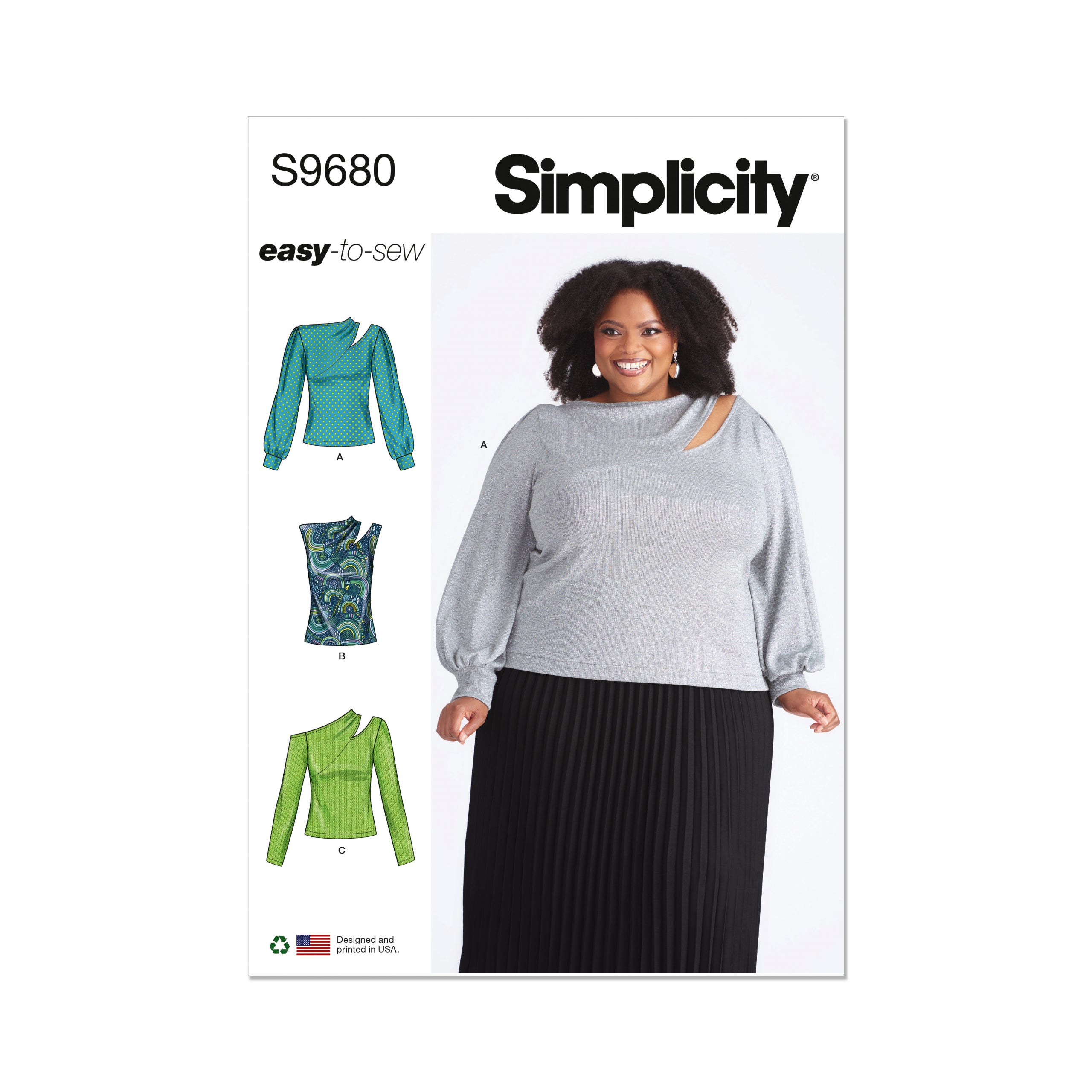 Simplicity Knit Tops S9680