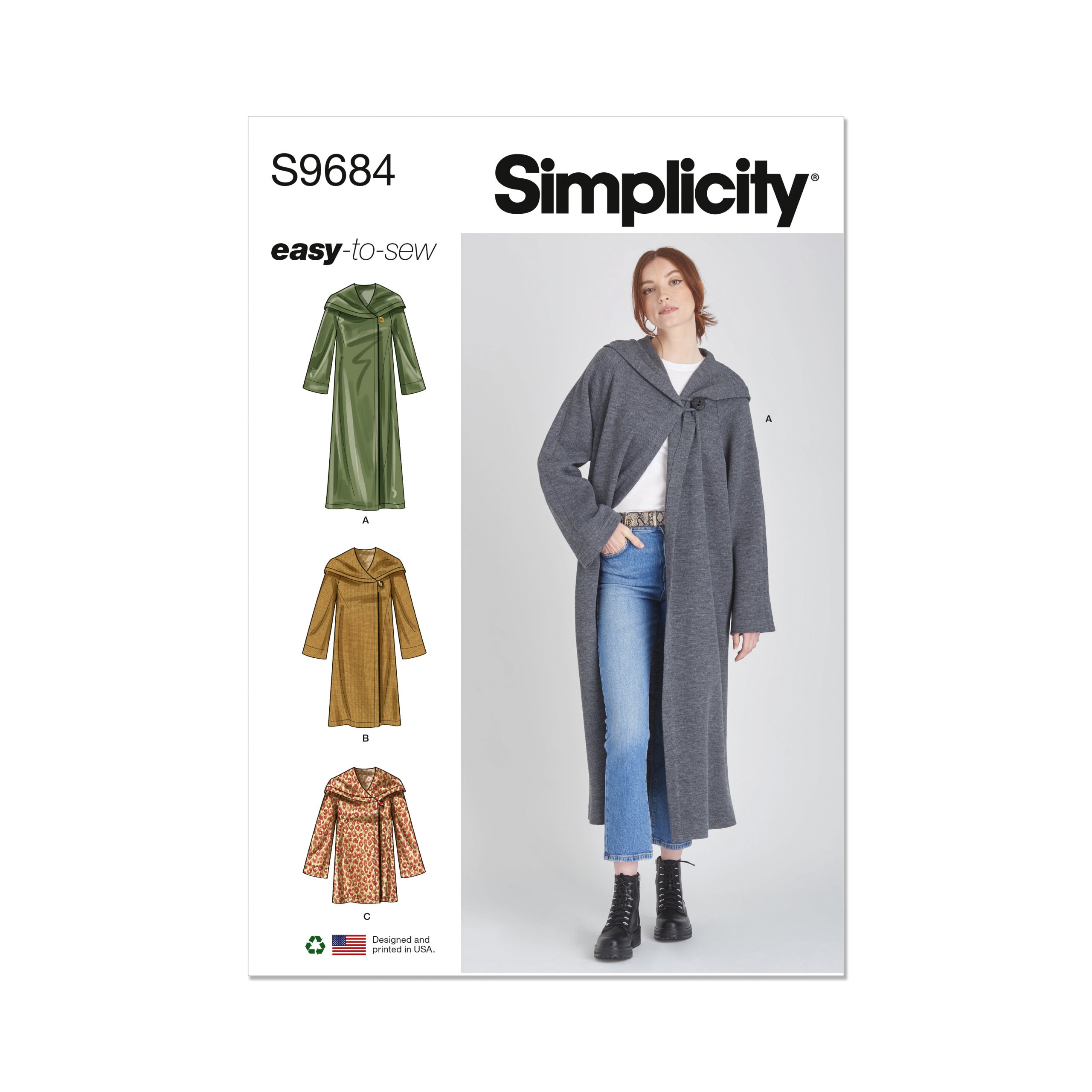 Simplicity Coat and Jacket S9684