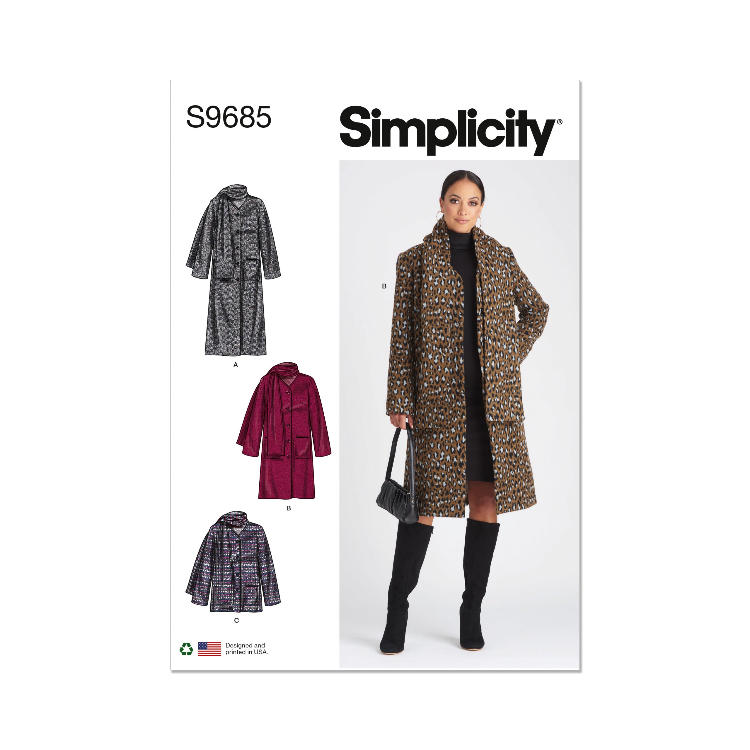 Simplicity Coat and Jacket S9685 – The Fold Line