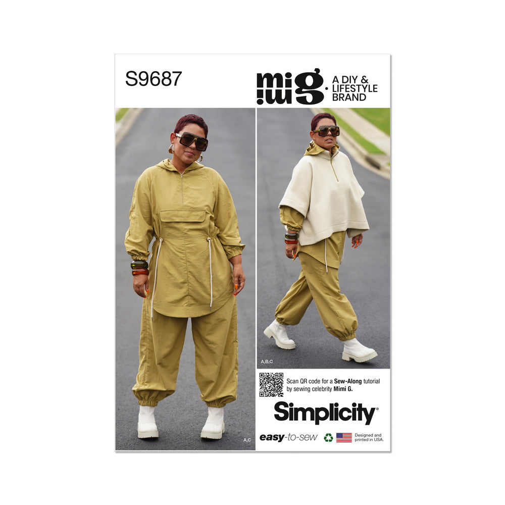 Simplicity Jacket, Poncho & Trousers S9687