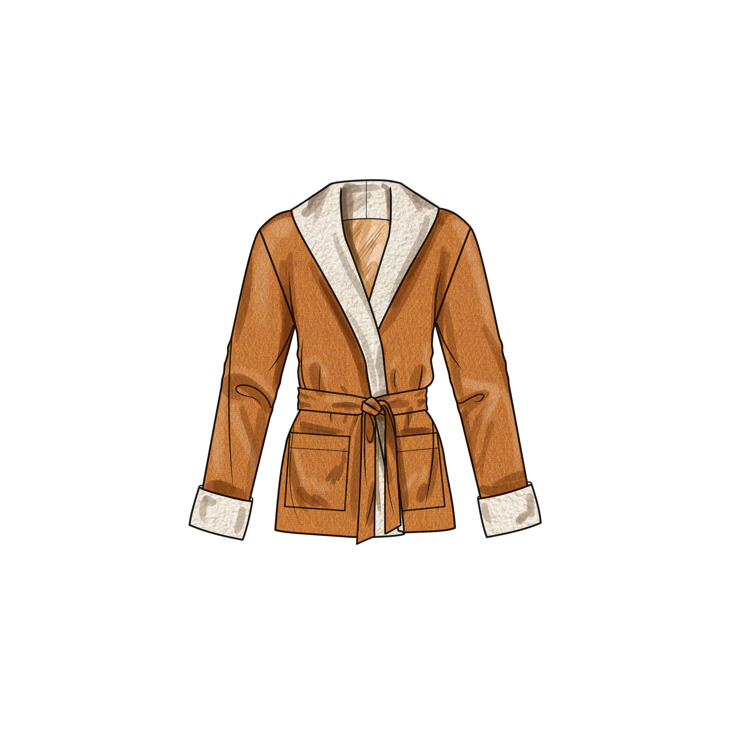 Simplicity Unisex Jacket, Waistcoat and Belt S9692