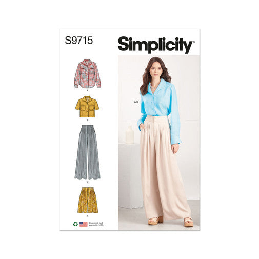 Simplicity Shirt and Trousers S9715