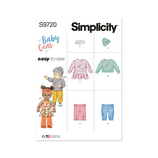 Simplicity Babies Outfit S9720