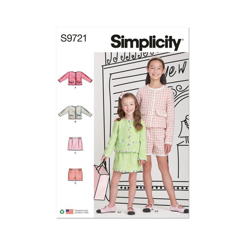 Simplicity Child Outfit S9721