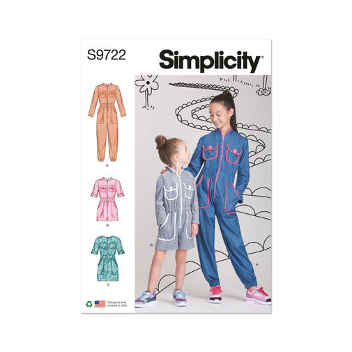 Simplicity Child Jumpsuit & Dress S9722