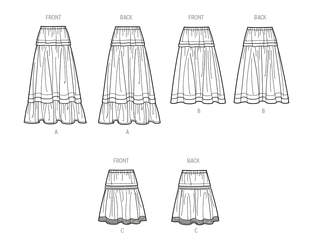 Simplicity Skirts S9750