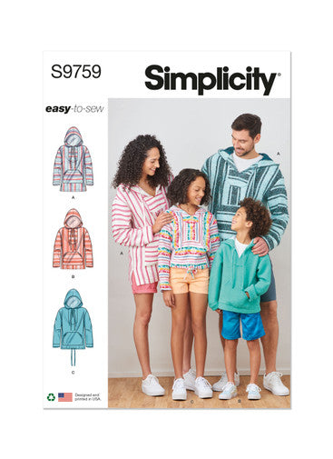 Simplicity Child/Adult Hoodies S9759