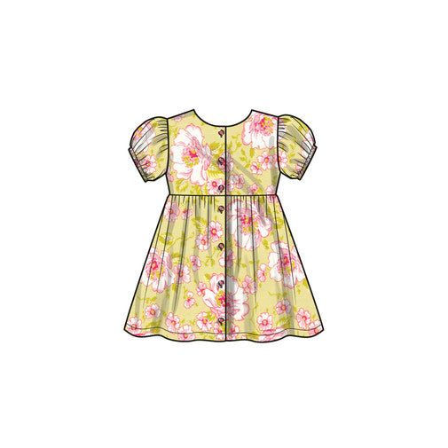 Simplicity Toddlers Dresses S9760