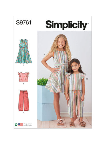 Simplicity Child/Teen Outfit S9761