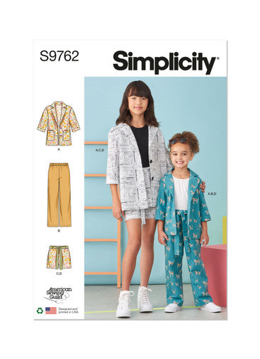 Simplicity Child Jacket & Trousers S9762