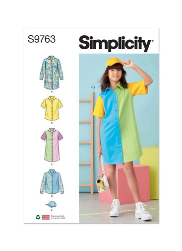 Simplicity Child Dresses & Shirts S9763