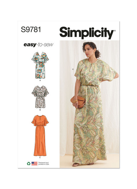 Simplicity Dresses S9781
