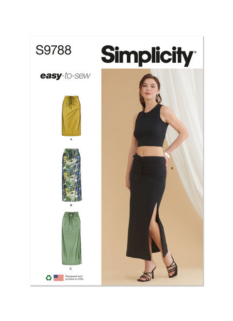 Simplicity Knit Skirts S9788