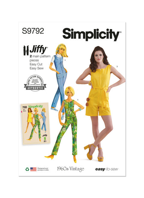 Simplicity Jumpsuit/Romper S9792