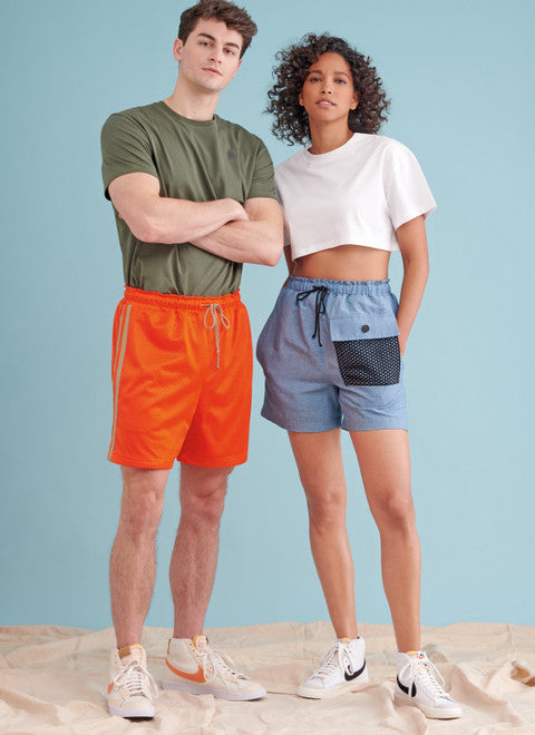 Simplicity Unisex Shorts S9795