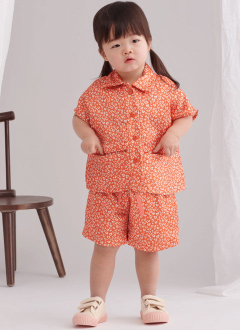 Simplicity Baby/Child Top, Trousers & Shorts S9798